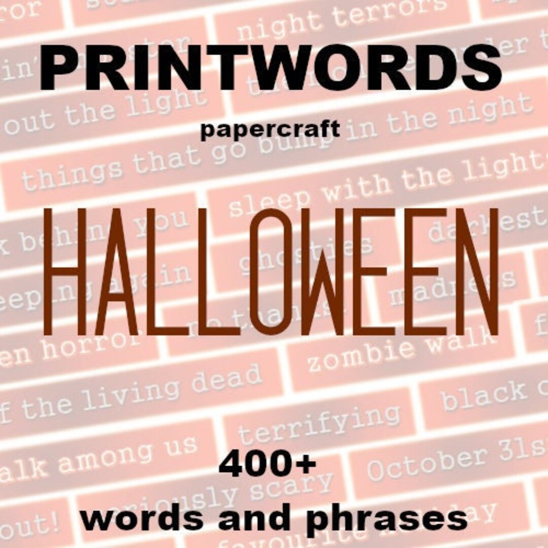 Printable Words Cutouts for Junk Journals Papercrafts - Etsy