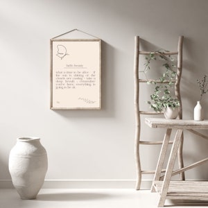 hello beautiful PRINTABLE DIGITAL DOWNLOAD.