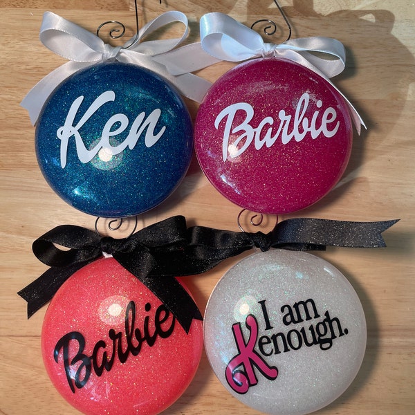 Barbie and Ken Christmas Ornament - Etsy