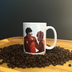 Ferrari Binotto & Leclerc Formula 1 Mug