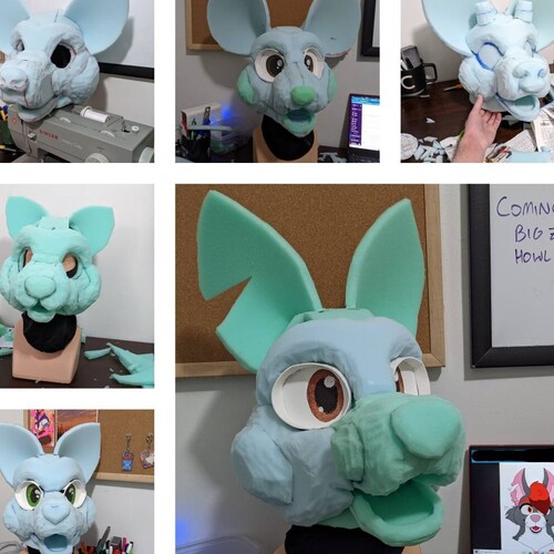 Custom Foam FURSUIT HEAD Base Etsy