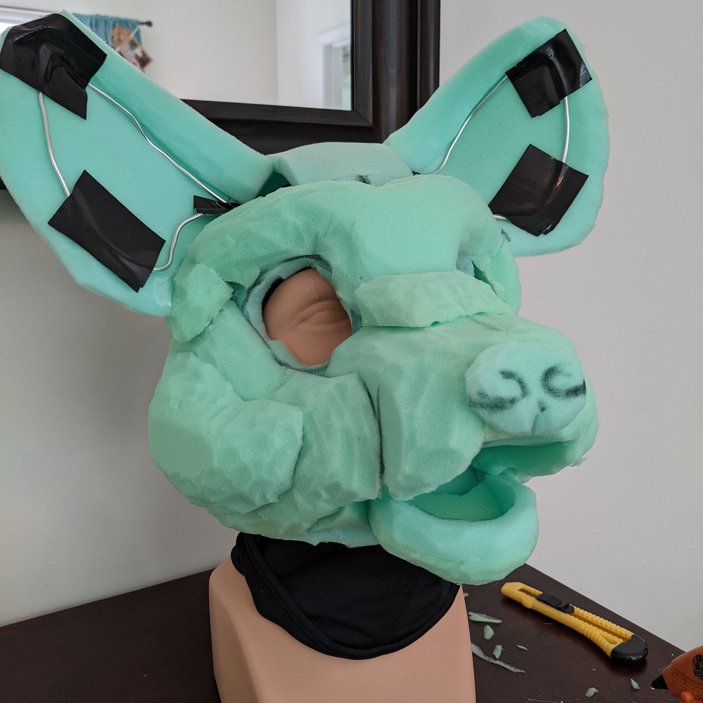 Custom Foam Fursuit Head Base Any Species Etsy