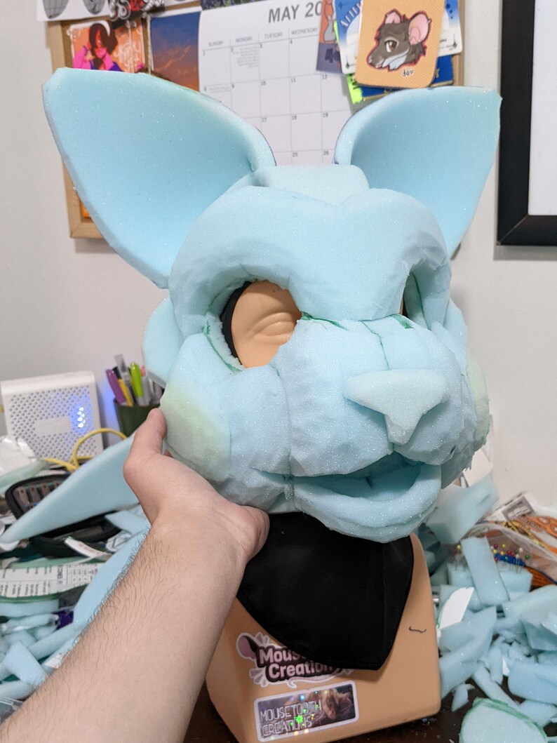 Custom Foam Fursuit Head Base Any Species Etsy