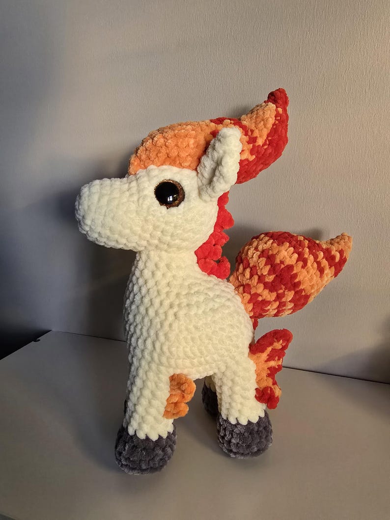 Pyra, the Fire Horse: Digital Crochet Pattern - Etsy
