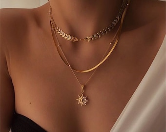 Multi Row Chain Gold - Etsy