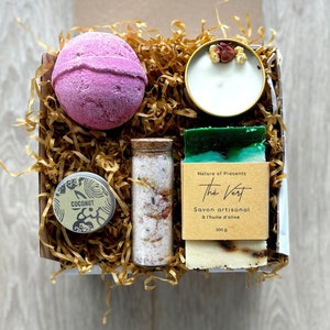 Care Package For Her, Christmas Spa Gift Box for Women, Pampering Hygge Gift Box for Her, Colleague Care Package