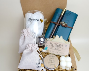 Self Care Package For Her , New Mom Gift Box, Spa Gift Basket