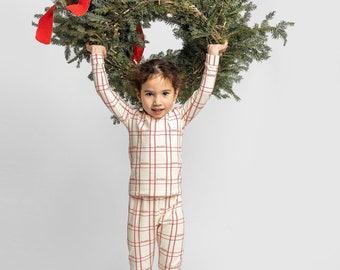 Toddler Holiday Plaid Two-Piece Pajama Set