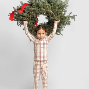 Toddler Holiday Plaid Two-Piece Pajama Set