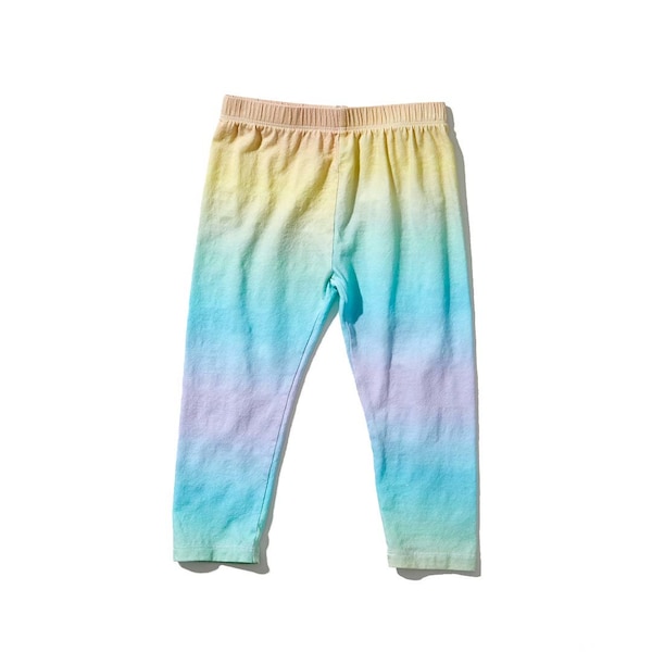 Rainbow Ombre Tie-Dyed leggings