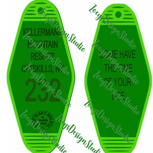Kellermans Mountain Resort Key SVG.  Dirty Dancing  cricut file  silhouette file sublimation