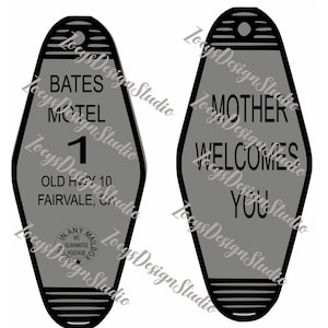 Bates Motel Key SVG Psycho film cricut plik sylwetka plik sublimacja