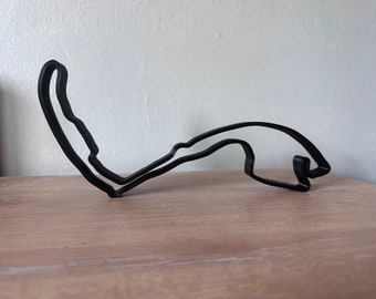 3D Monaco F1 Race Circuit Wall Art – Motorsport Track Print, High-Quality 3D Printed