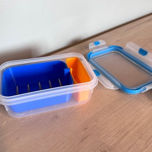 3d printed iso bath Tupperware