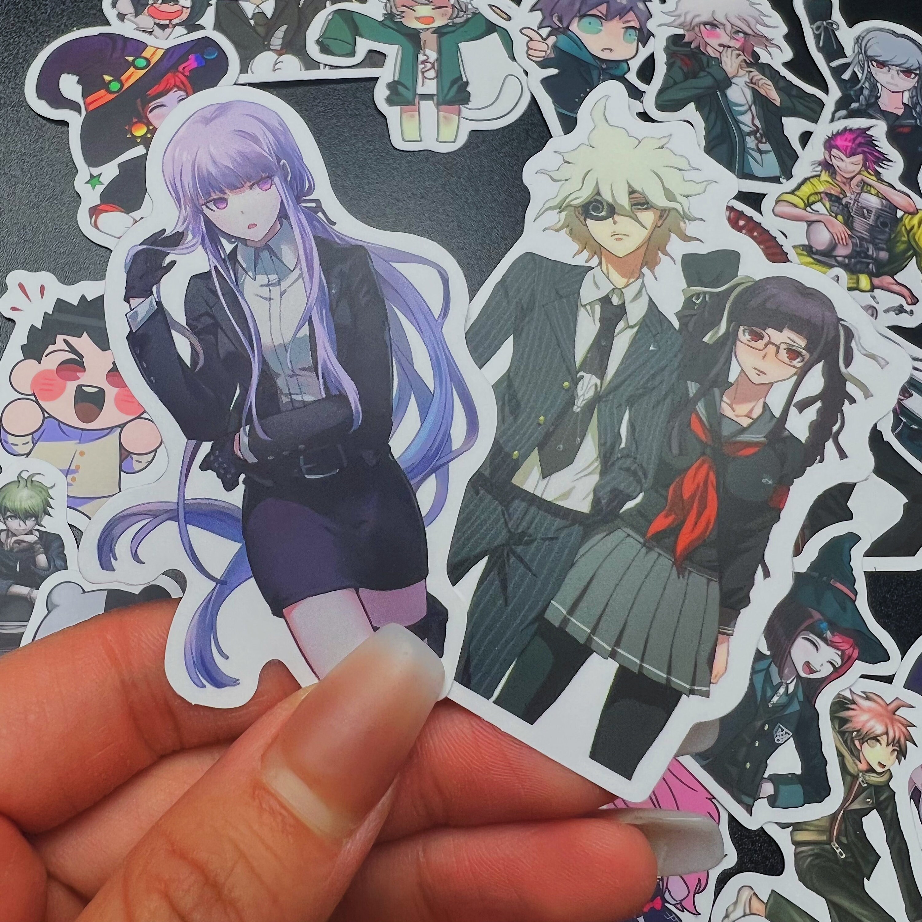 25/50 anime stickers Danganronpa stickers Stickers Paper etna.com.pe