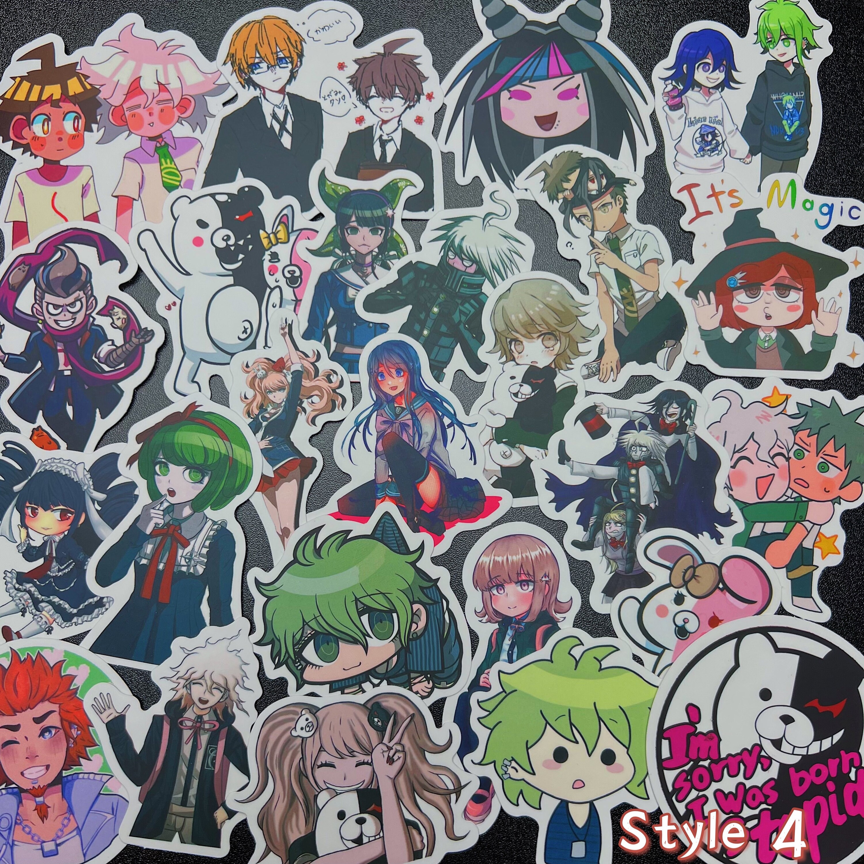 25/50 anime stickers Danganronpa stickers Stickers Paper etna.com.pe