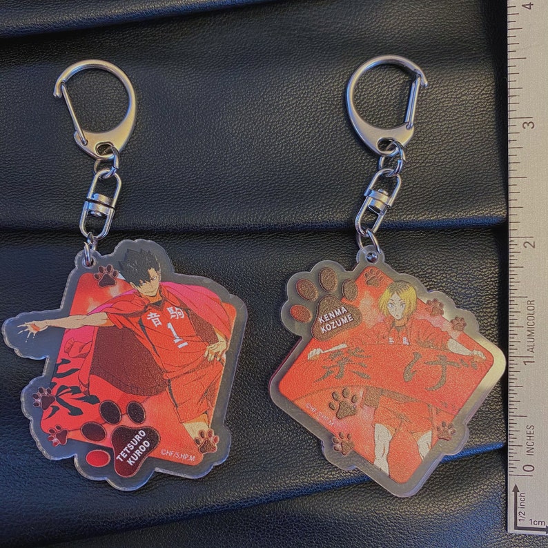Haikyuu Keychains Haikyuu Member Keychains Cute Anime | Etsy
