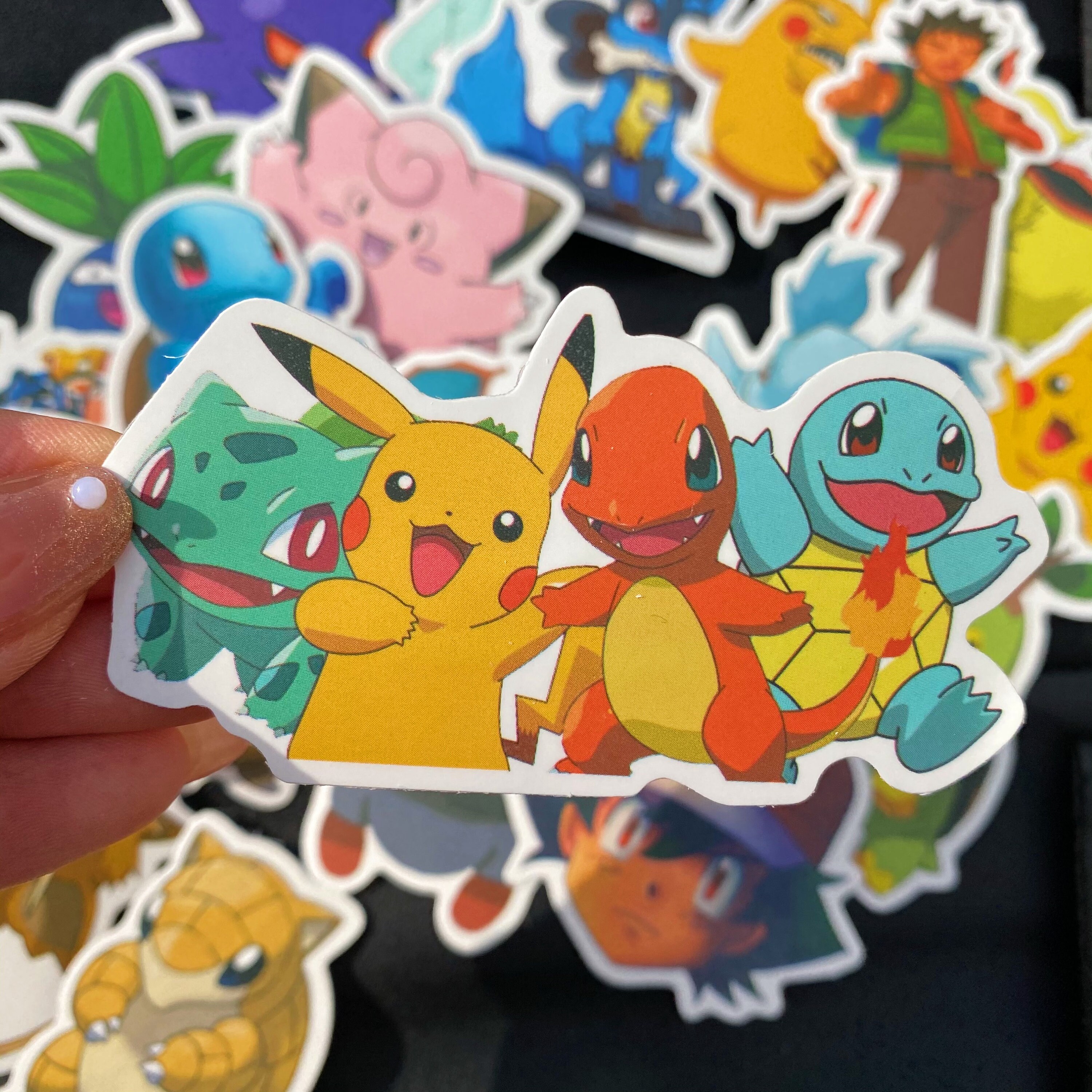 Pokemon stickers 50 assorted pokemon stickers Etsy