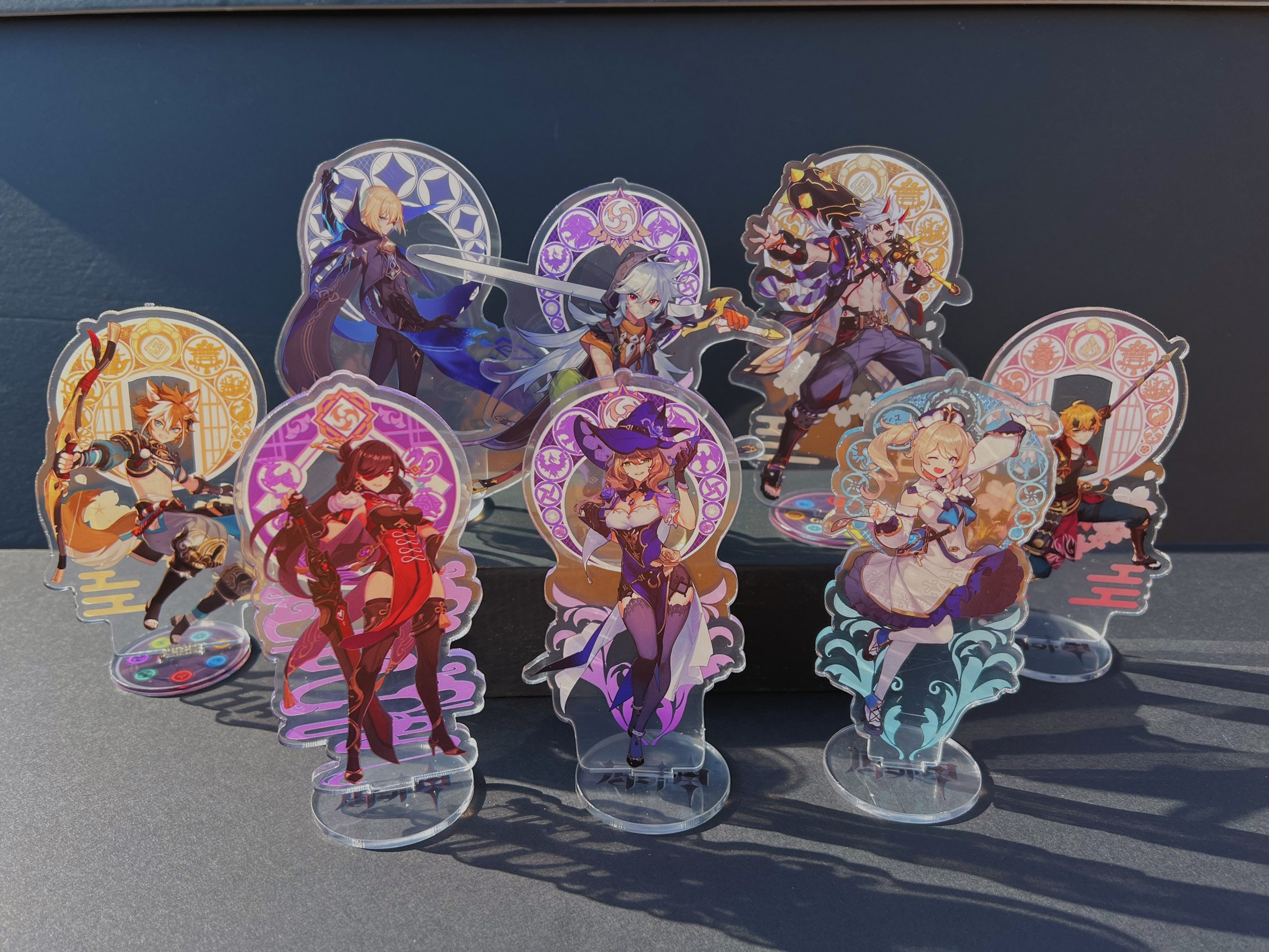 Figurines & Knick Knacks Eula Genshin impact Party Acrylic stand xinyan Zhongli albedo childe