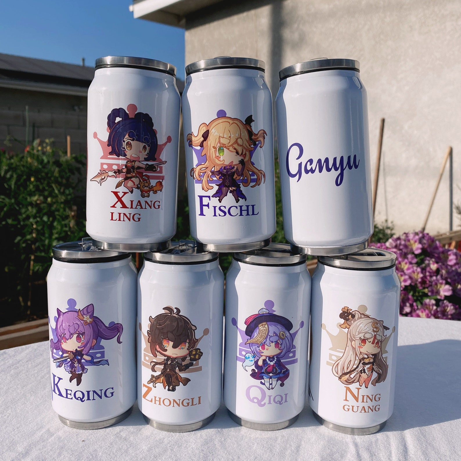 Genshin Impact Thermal Water Bottles Etsy