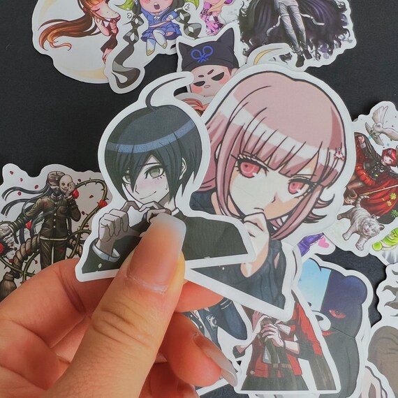 25/50 anime stickers Danganronpa stickers Stickers Paper etna.com.pe
