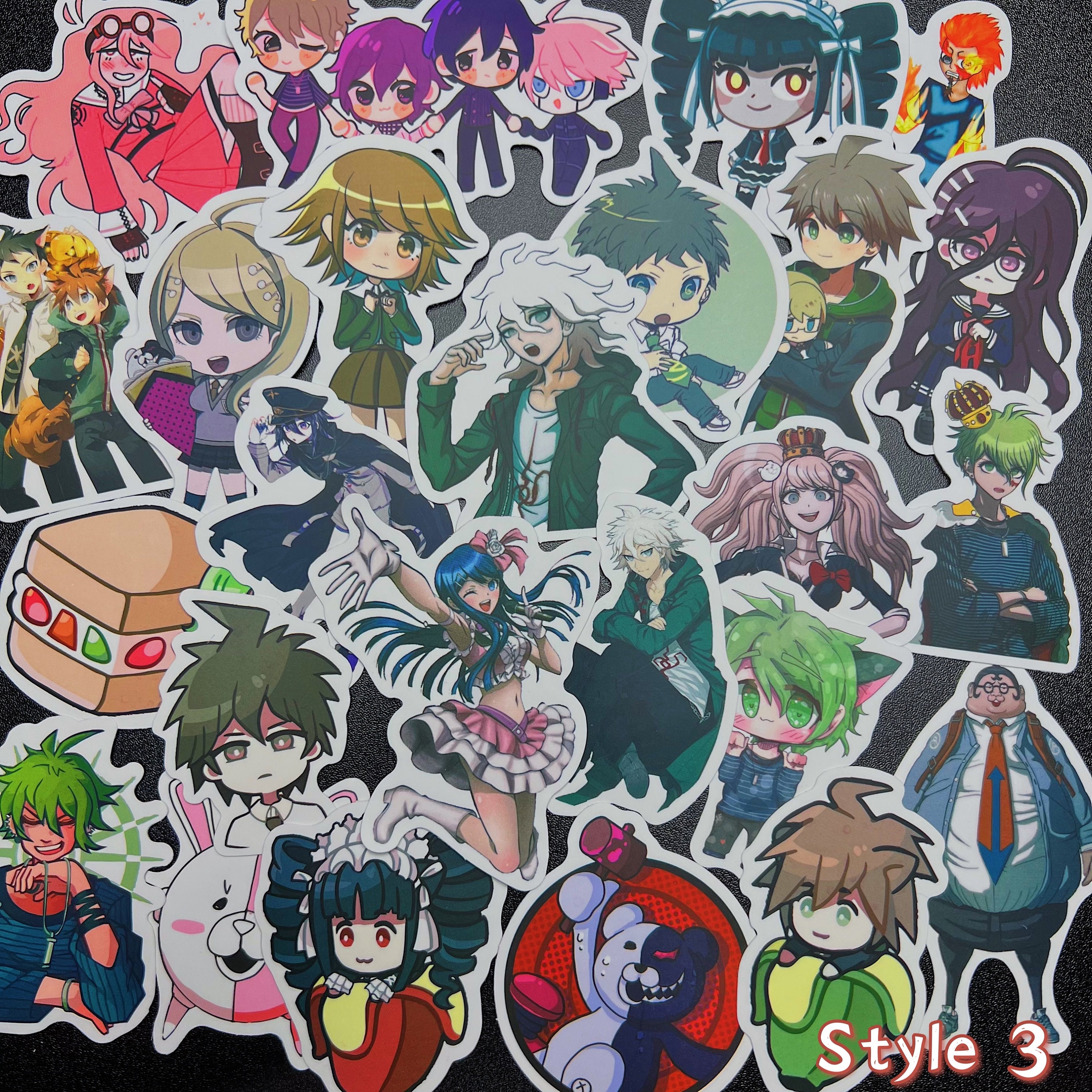 25/50 anime stickers Danganronpa stickers Stickers Paper etna.com.pe