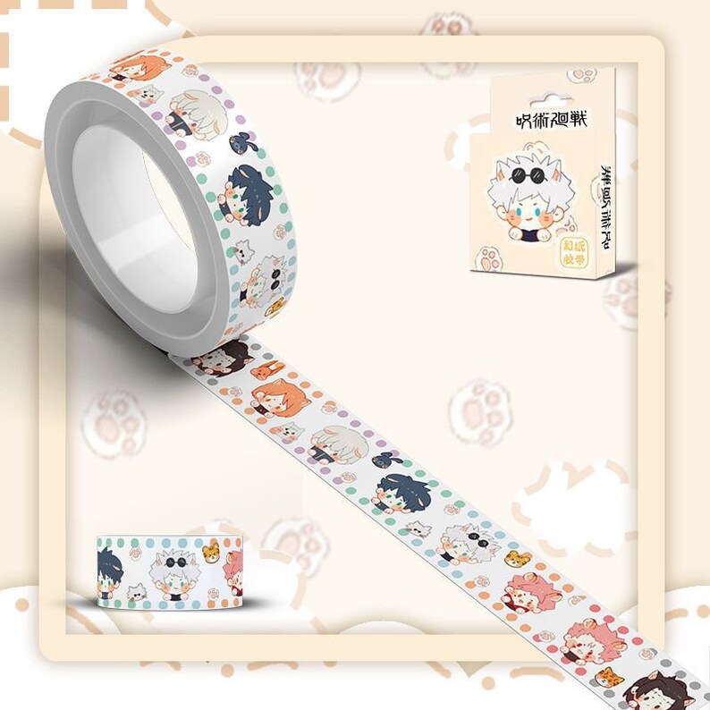 ANIME WASHI TAPE Genshin Impact Paper Tape Miku Genshin Etsy