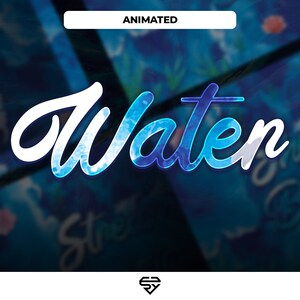 Paquete de chorro de agua ANIMADO - (Pantallas, paneles, cámara web, alertas, transición, encabezado)