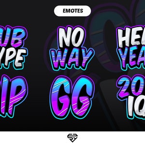 6 Twitch Text Emotes | P2U