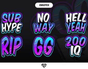 6 Twitch Text Emotes | P2U