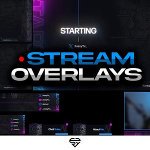 Individuelles Stream Paket | Animiert | Overlay, Webcam & mehr
