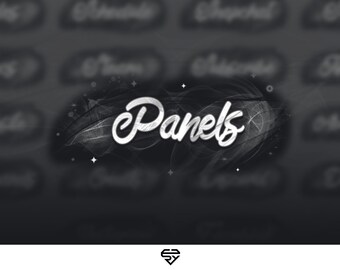 Twitch Panels - Black Galaxy Theme | P2U | Instant Delivery