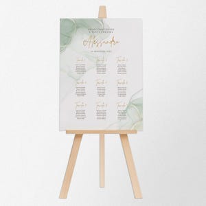 Tableau Stampabile - File Digitale PDF - Ristorante - Prima Comunione - Santa Cresima - Grafica Personalizzata - Velatura