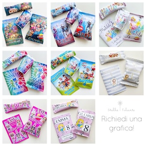 Kit Eat and Play 1pz - Patatine+Biscotti+Succo+Libretto da Colorare - Personalizzati - Compleanno - Festa a tema - Bambini - Party Kit