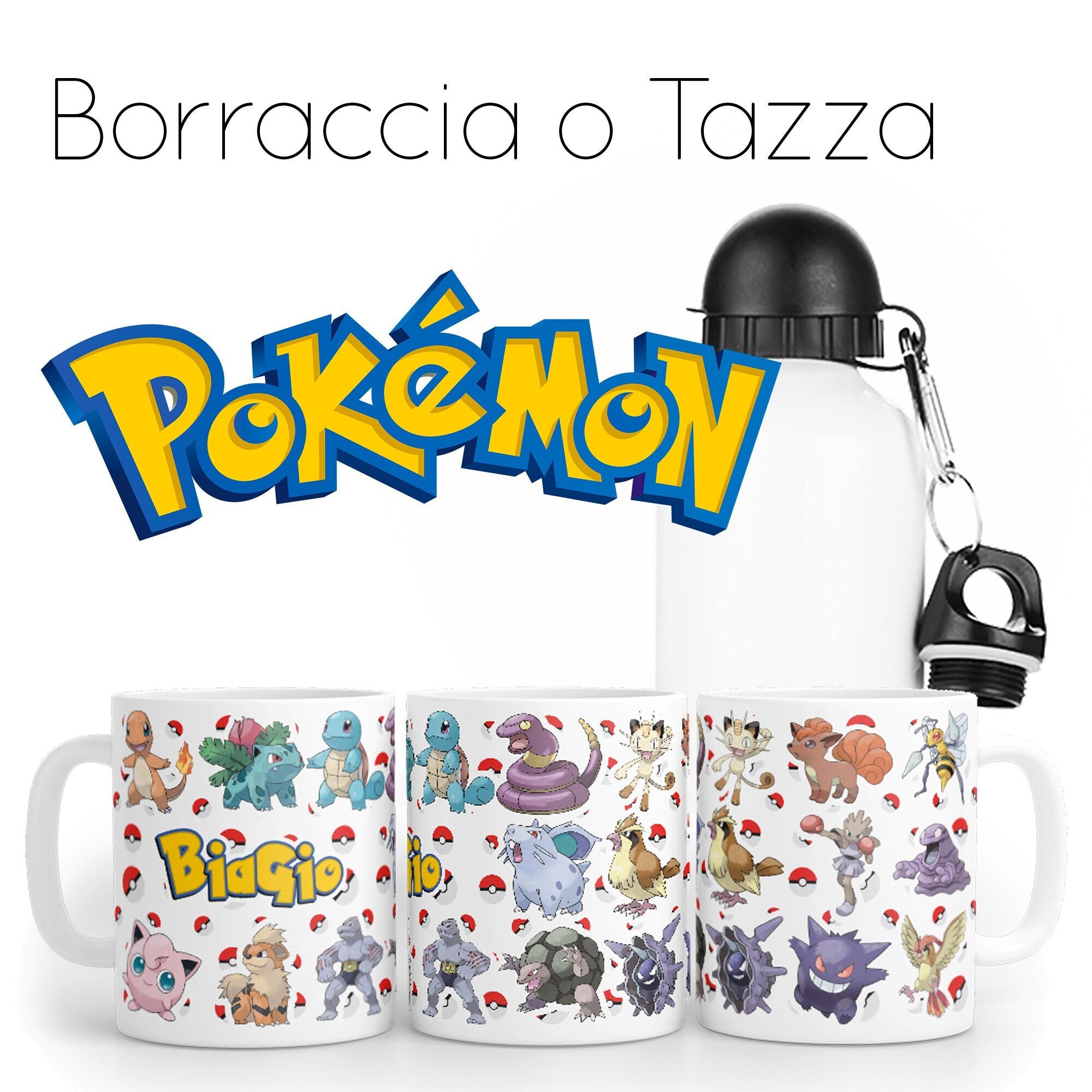 Comprar Taza Pokémon Tipo Planta 320 ml OFICIAL al mejor precio