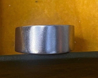 Vintage Plain Silver Spoon Ring