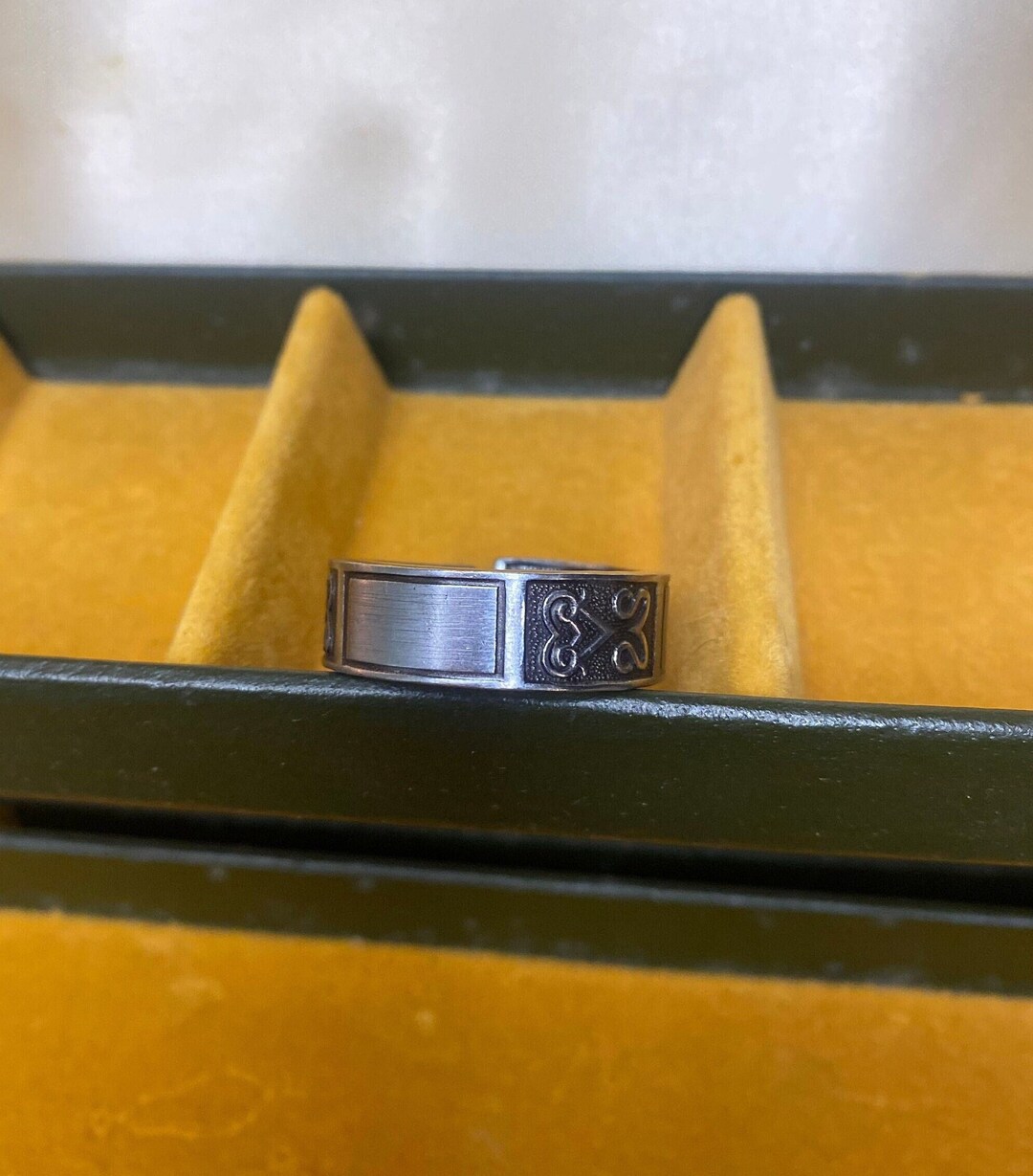 Vintage Split Pattern Spoon Ring - Etsy