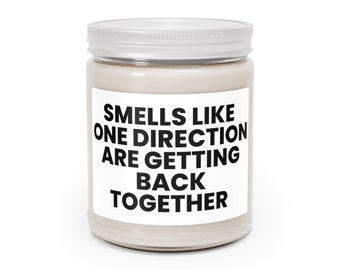 Smells Like One Direction Getting Back Together Scented Candles, Band Reunion Candle, Harry Styles Fan Gifts