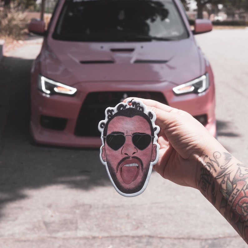 Bad Bunny Car Air Freshener Bad Bunny Fan Gift Car Accessories Etsy