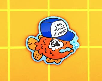 Funny Fish Sticker | 3in. Meme Decal