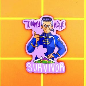 Tummy-ache Survivor Sticker