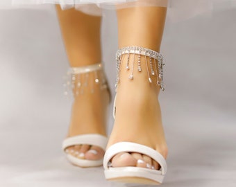 Bridal Shoes Block heel , Wedding Shoes, Bridal shoes,Wedding Block Heel, Wedding Sandals , Wedding Shoes for Block heel,Bride Shoes