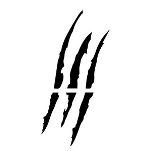 Headlight Claw Mark Decal Monster Scratch