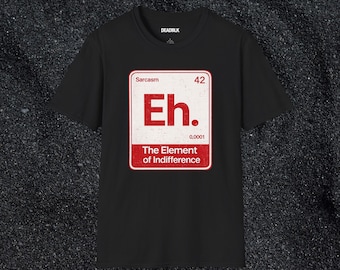 AH! Element of Surprise Shirt | Funny Chemistry Shirt | Science Pun Tee Nerd Gift Chemistry Teacher Gift Geek Graphic Tee Project Hail Mary