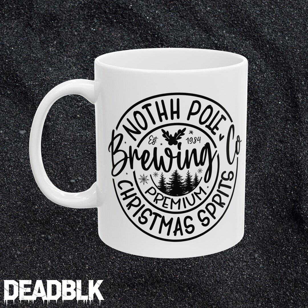 Brew Co Circular Logo Mug | Ceramic Coffee Cup - Etsy