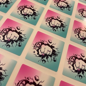 Girl Power Sticker - Woman Construction Sticker - Woman DIY Sticker - in trades - Woman Build Sticker - Hardhat Woman