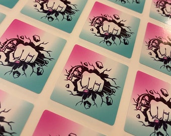 Girl Power Sticker - Woman Construction Sticker - Woman DIY Sticker - in trades - Woman Build Sticker - Hardhat Woman