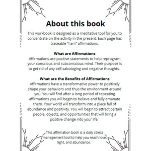 Traceable Affirmations