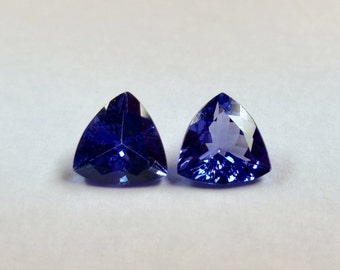 Blue Tanzanite Loose Gemstone Natural 7-8 Ct Octagon Cut Certified Gift Sales 