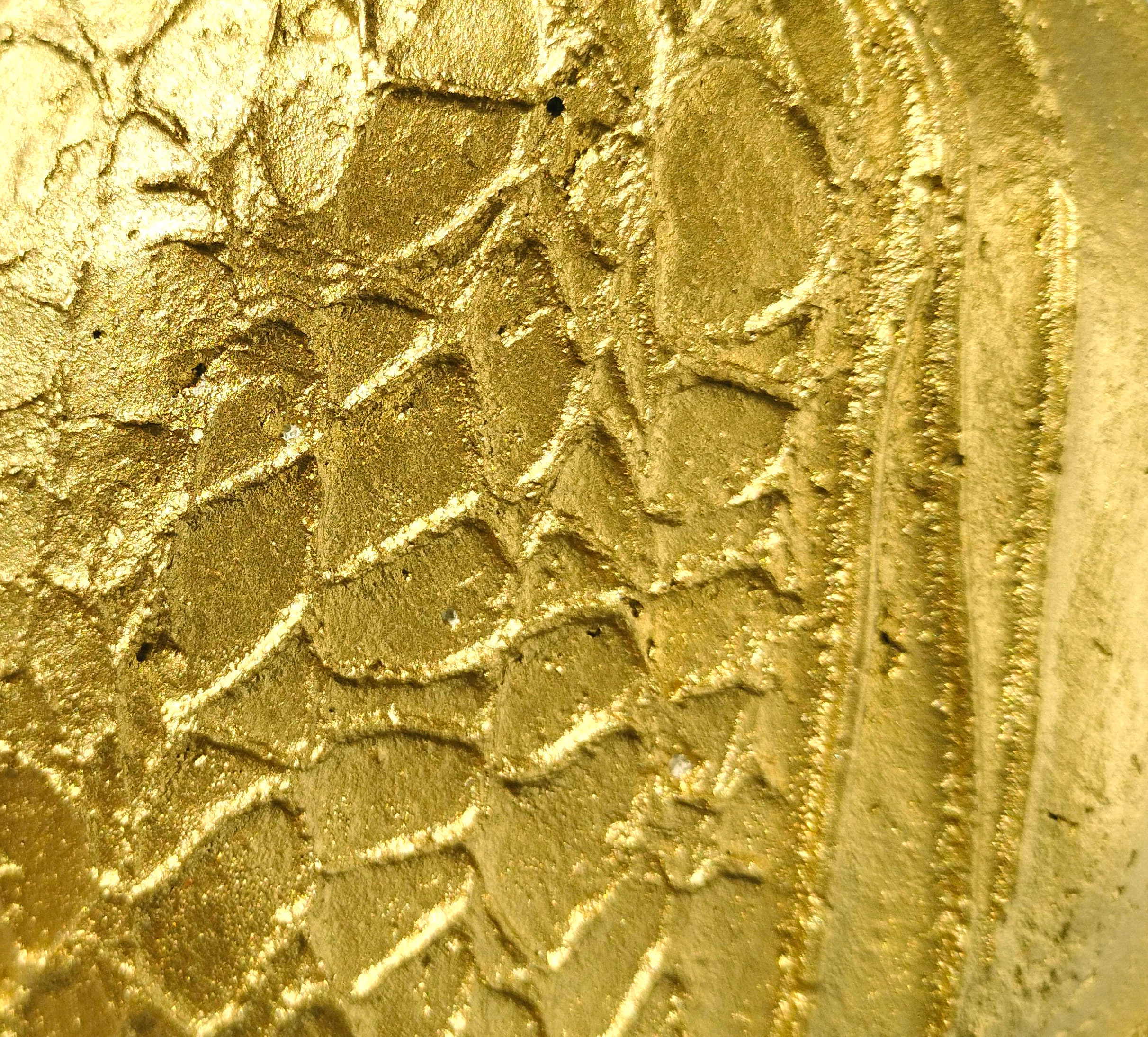 Concrete gold coin wall sculpture art Gold decortion art Etsy